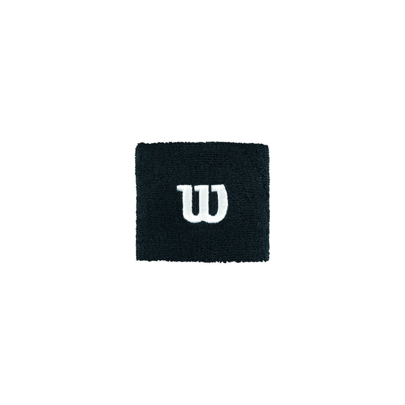 MUÑEQUERA WILSON WRISTBAND BLACK OSFA - Tenisgoat