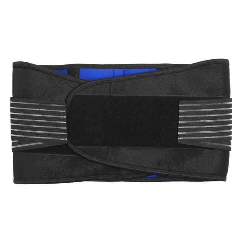FAJA LUMBAR XSTEP CON FIJADORES NEGRA TALLA L