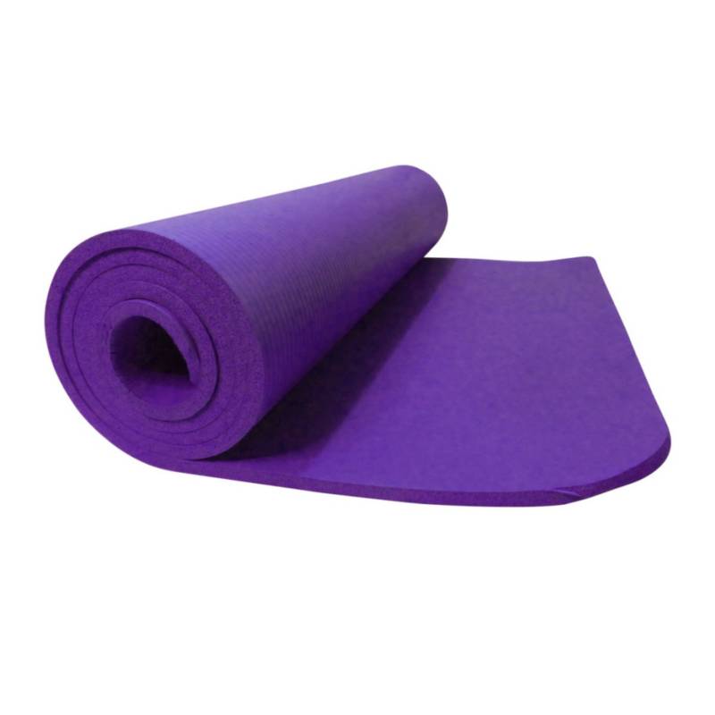 MAT YOGA XSTEP ACANALADO 10mm PURPURA