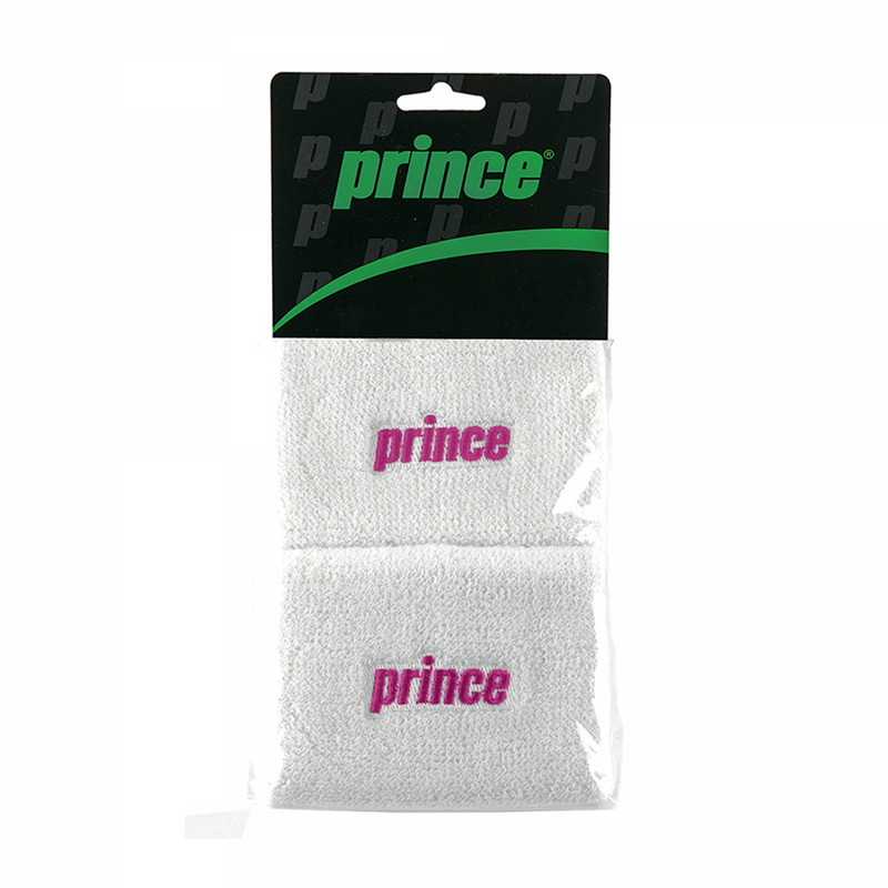 MUÑEQUERA PRINCE LOGO ROSADO - Tenisgoat
