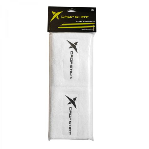 MUÑEQUERA DROP SHOT LARGA WHITE - Tenisgoat